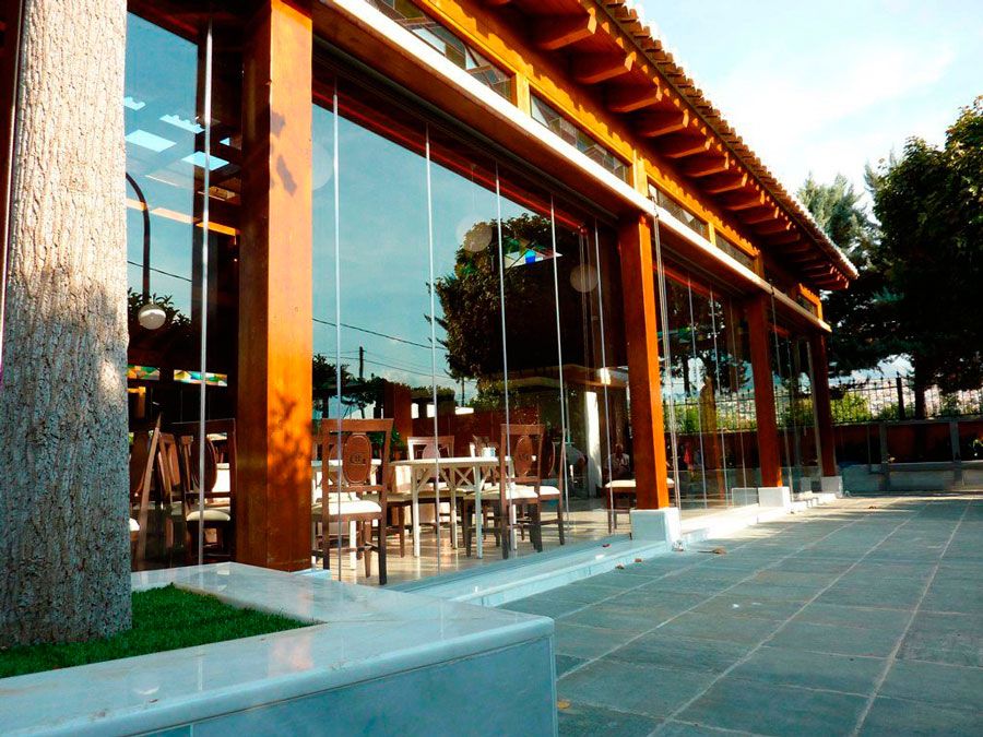 cortinas cristal restaurantes Alicante