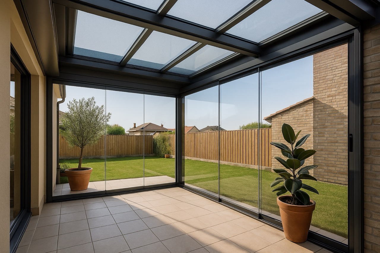 Cortinas de cristal y techos móviles: la combinación perfecta