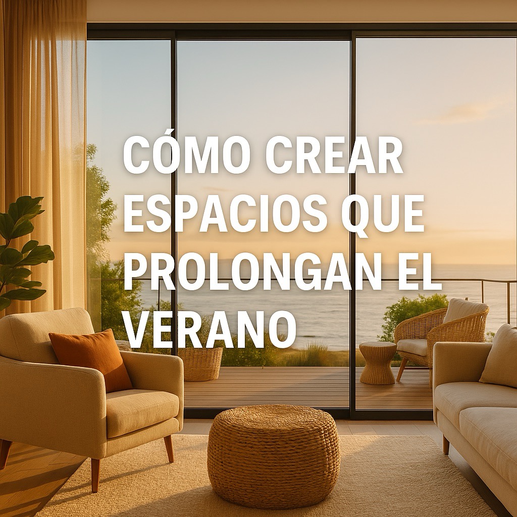 Cómo crear espacios que prolongan el verano
