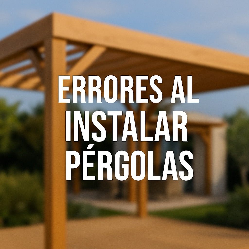 Errores comunes al instalar pérgolas