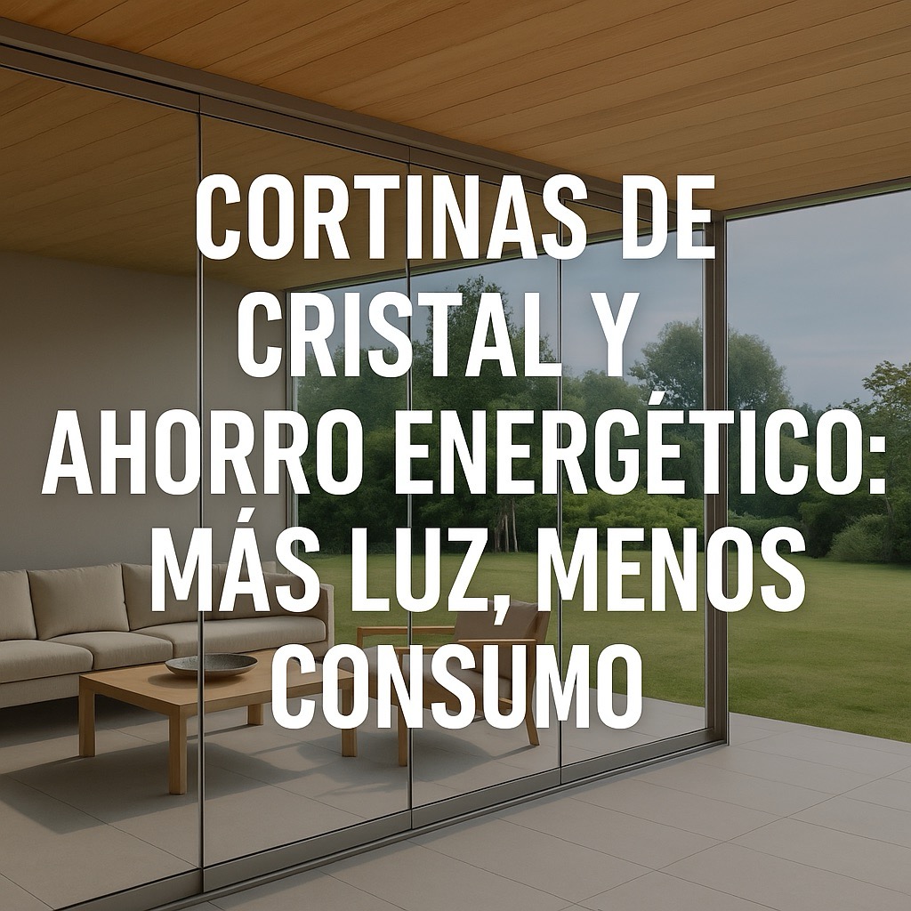 Cortinas de cristal y ahorro energético: más luz, menos consumo